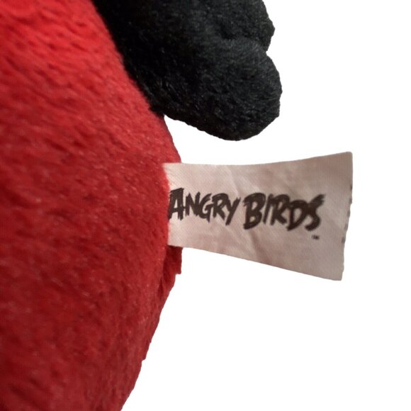 Commonwealth Angry Birds Red Bird 8" Plush Stuffed Animal 2010 Soft No Sound - Picture 5 of 7